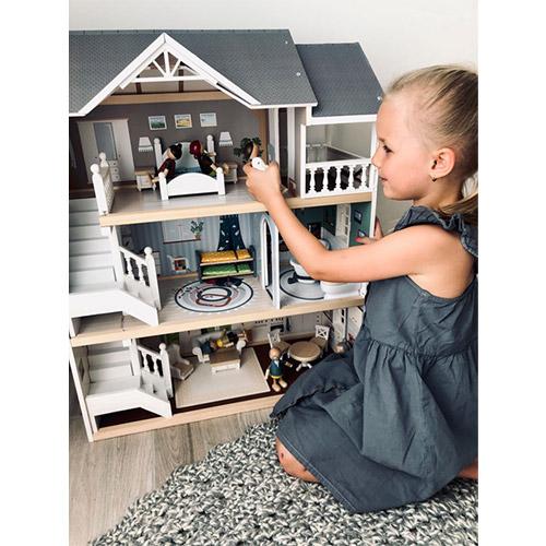 Acheter Meubles en bois maison de poupées famille Miniature 8