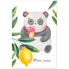 Affiche animaux panda miam miam Print Material Gelato 40x60 cm / 16x24″ - Vertical 