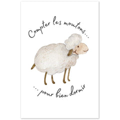Affiches animaux | Mouton Charade et Compagnie 40 x 60 cm 