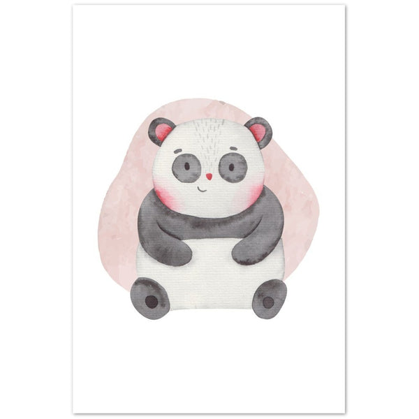 Affiches animaux petit panda chambre bebe Print Material Gelato 
